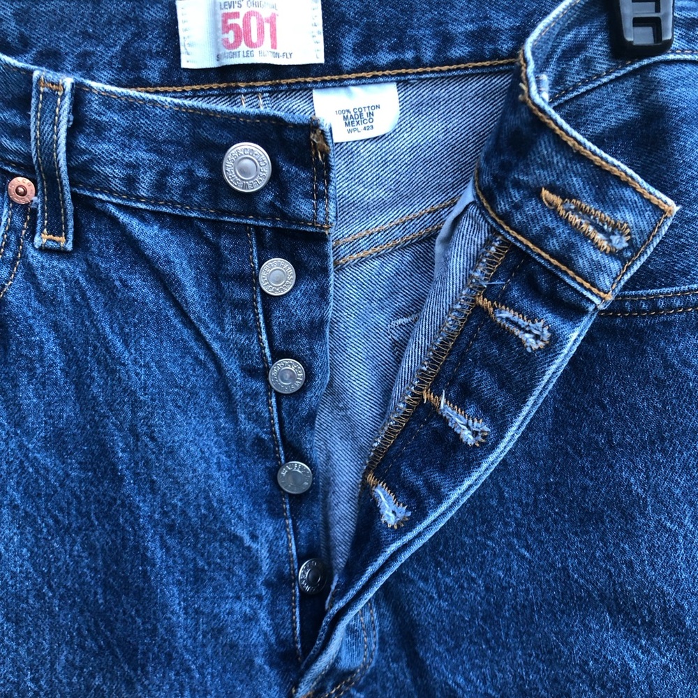 Levi's Blue Denim Jeans 501xx